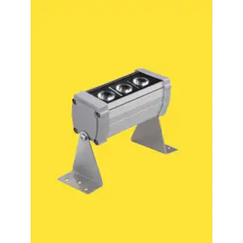 10 cm 3 Watt Sarı Amber Işık Wallwasher Duvar Boyama IP65