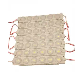 100 Adet 12 Volt 6 Watt 6 Lensli Beyaz 3030 SMD Led Modül IP65 1 Paket