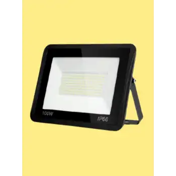 100 Watt Siyah Slim Kasa 3000K Günışığı IP65 Led Projektör