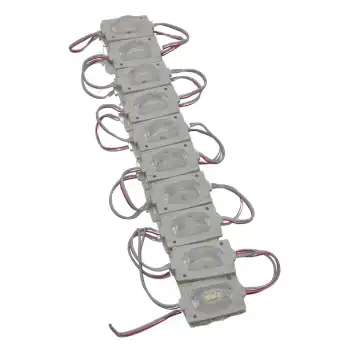 12 Volt 1.2 Watt Dar Açılı Tek Lensli Günışığı Led Modül IP65 10 Adet Modül