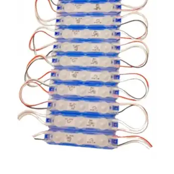 12 Volt 1.5 Watt 3 Lensli Mavi 2835 SMD Led Modül IP65 10 Adet Modül