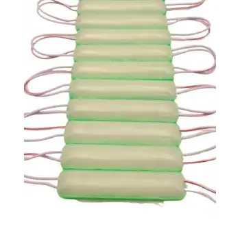 12 Volt 1.8 Watt Yeşil Neon Cob Led Modül IP65 10 Adet Modül