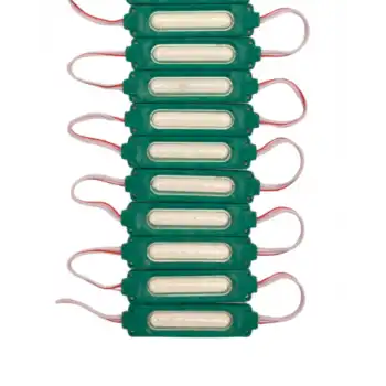 12 Volt 2 Watt Yeşil Cob Led Modül IP65 10 Adet Modül