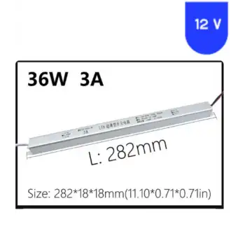 12 Volt 3 Amper Kalem Ultra İnce Metal Kasa Trafo