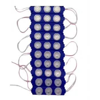 12 Volt 3 Watt 3 Lensli Mavi 3030 SMD Led Modül IP65 10 Adet Modül