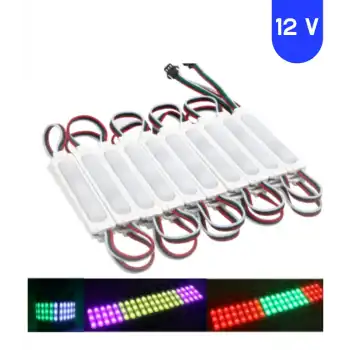 12 Volt 3 Watt Argb Pixel Cob Led Modül IP65 20 Adet Modül