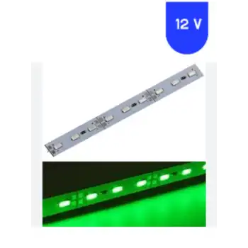 12 Volt 5630 Ledli Yeşil Işık 72 Ledli Alüminyum Çubuk Bar 1 Metre