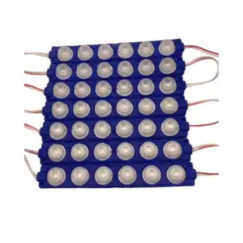 12 Volt 6 Watt 6 Lensli Mavi 3030 SMD Led Modül IP65 10 Adet Modül