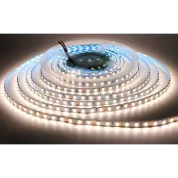12 Volt 8 mm 4040 SMD 4000 K Naturel Beyaz İç Mekan 60 Ledli 5 Metre Şerit Led