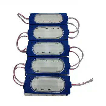 12 Volt Cob Ledli Animasyonlu Mavi Çakar Modül 5 Adet