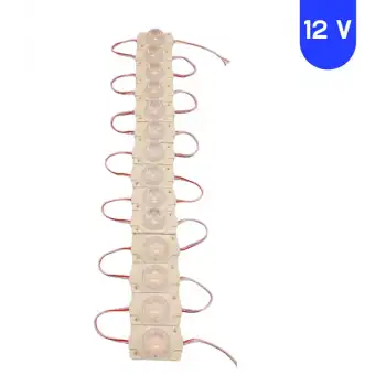 12 Volt 1.5 Watt Tek Lensli 4000K Naturel Beyaz 3030 Led Modül IP65 10 Adet Modül
