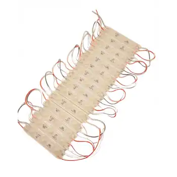 20 Adet 12 Volt 1.5 Watt 3 Lensli 3000K Günışığı 2835 SMD Led Modül IP65 Modül