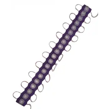 20 Adet 12 Volt 1.5 Watt Tek Lensli Mor 3030 Led Modül IP65