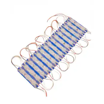 20 Adet 12 Volt 1.5 Watt 3 Lensli Turkuaz 2835 SMD Led Modül IP65