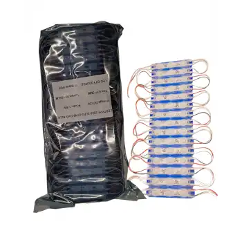 200 Adet 12 Volt 1.5 Watt 3 Lensli Mavi 2835 SMD Led Modül IP65 Modül 1 Paket