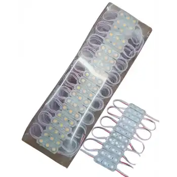 200 Adet 12 Volt 1.5 Watt Mini 3 Lensli Yeşil 2835 SMD Led Modül IP65 1 Paket