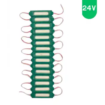 24 volt 2 Watt Yeşil Cob Led Modül IP65 10 Adet Modül