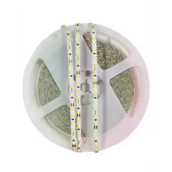 24 Volt 5 mm 2835 SMD 4000K Naturel Beyaz İç Mekan 120 Ledli 10 Metre Şerit Led