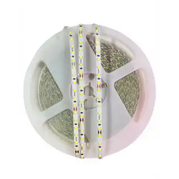 24 Volt 5 mm 2835 SMD 6500K Beyaz İç Mekan 120 Ledli 10 Metre Şerit Led