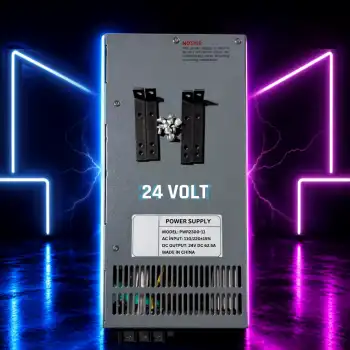 24 Volt 62.5 Amper 1500 W Kalın Metal Kasa Fanlı Trafo