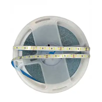 24 Volt 8 mm 2835 SMD 6500K Beyaz İç Mekan 120 Ledli 10 Metre Şerit Led