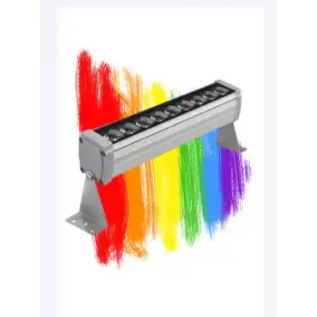 25 cm 9 Watt RGB Wallwasher Duvar Boyama IP65