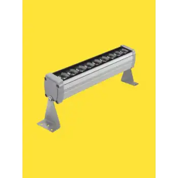 25 cm 9 Watt Sarı Amber Işık Wallwasher Duvar Boyama IP65