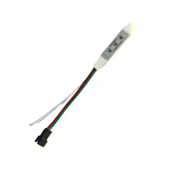 5-24V Mini Tek Renk Yürüyen Pixel Şerit Led Su Akan Anahtarlı Kontrol Devresi WS2811