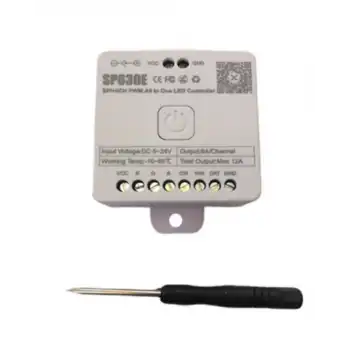 5 V - 24 V 12 A SP630E Bluetooth Sese Duyarlı Pixel Şerit Led Denetleyici 5 Kanal RGBW+WW Led Kontrol Cihazı
