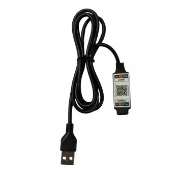 5V USB Girişli Bluetoothlu Cep Telefonundan RGB Led Kontrol 6A