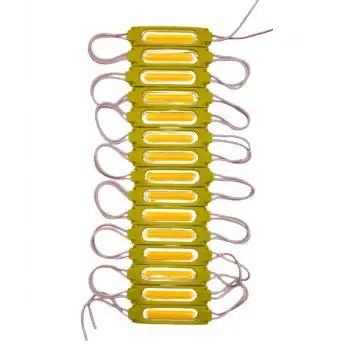 20 Adet 24 volt 2 Watt Sarı - Amber Cob Led Modül IP65