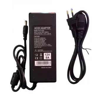 12 Volt 8 Amper 100 Watt Laptop Tipi Plastik Kasa Adaptör
