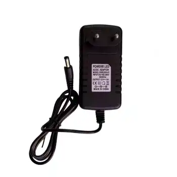 12 Volt 2 Amper Priz Tipi Plastik Kasa Adaptör