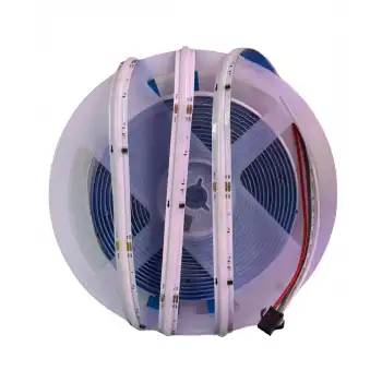 5 Metre 24 Volt 12 mm 420 Ledli Esnek Cob Pixel Magic Kayar Şerit Led İç Mekan