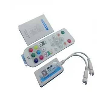 5V -24V SP548E Sese ve Müziğe Duyarlı RGB Pixel Led Kontrol Cihazı APP Kontrol ve RF Kumandalı