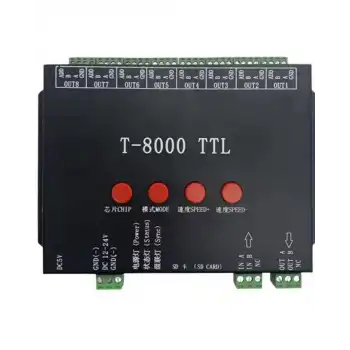T-8000A-TTL Pixel Led Kontrol Cihazı 5V - 24V