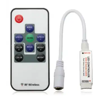 Mini RGB Şerit Led RF Kontrol 12A 5-24V