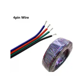 Rgb Şerit Led İçin Uzatma Kablosu 4 Pin 100 Metre