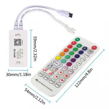 SP511E Sese ve Müziğe Duyarlı Argb Pixel Magic IR Kontrol 5-24V