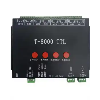 T-8000A-TTL Pixel Led Kontrol Cihazı 5V - 24V