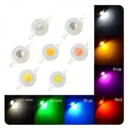 1 Watt 350mA Kırmızı Power Led PCB 10 Adet