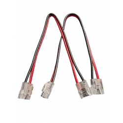 10 mm Smd ve Cob Şerit LED Kablolu Çift Soketli Birleştirme Aparatı 10 Adet