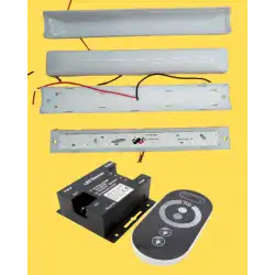 100 Adet 12 Volt 4 Watt 3000K Günışığı Samsung Ledli Pergola 36 A Dokunmatik Dimmer Set