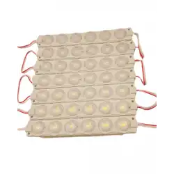 100 Adet 12 Volt 6 Watt 6 Lensli Beyaz 3030 SMD Led Modül IP65 1 Paket