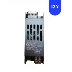 12 Volt 10 Amper Ultra İnce Slim Metal Kasa Trafo