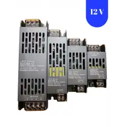 12 Volt 10 Amper Ultra İnce Slim Metal Kasa Trafo