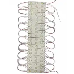 20 Adet 12 Volt 1.2 Watt 3 Lensli 3000K Günışığı 2835 SMD Led Modül IP65