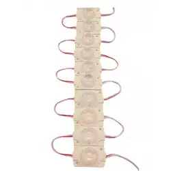 12 Volt 1.5 Watt Tek Lensli Beyaz 3030 Led Modül IP65 10 Adet Modül