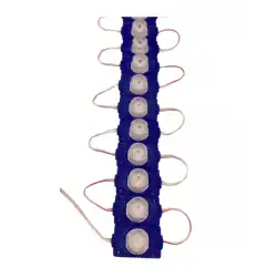 12 Volt 1.5 Watt Tek Lensli Mavi 3030 Led Modül IP65 10 Adet Modül