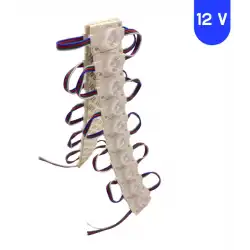 12 Volt 1.5 Watt Tek Lensli Rgb 3030 Led Modül IP65 10 Adet Modül